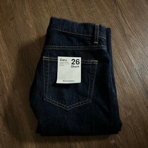 NWT Reformation Cary Low Rise Slouchy Wide Leg